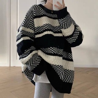 🔥💞Áo Choàng Len Giả Lông Cáo Dày Dặn Dáng Rộng Thời Trang Thu Đông Sự Bảo Vệ