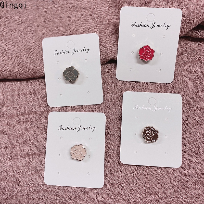 Ghim cài áo/ khăn choàng Hồi giáo Miss Zoe phối hoa hồng với lực từ tính mạnh an toàn cho nữ