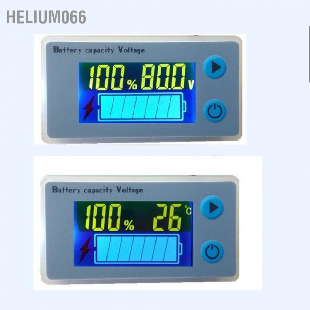 Helium066 Helium066 Dung lượng pin Đồng hồ đo điện áp Màn hình LCD Chỉ thị Điện cho ô tô