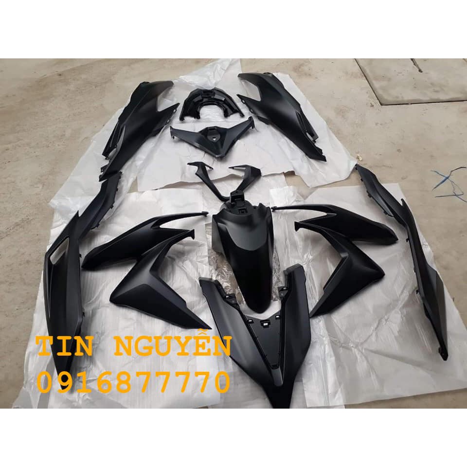 Lẻ món dàn áo Vario Click đen nhám 2018 - nay chính hãng