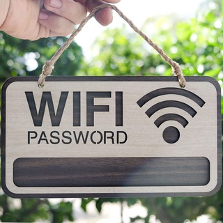 bảng wifi, bảng ghi pass wifi, bảng treo wifi