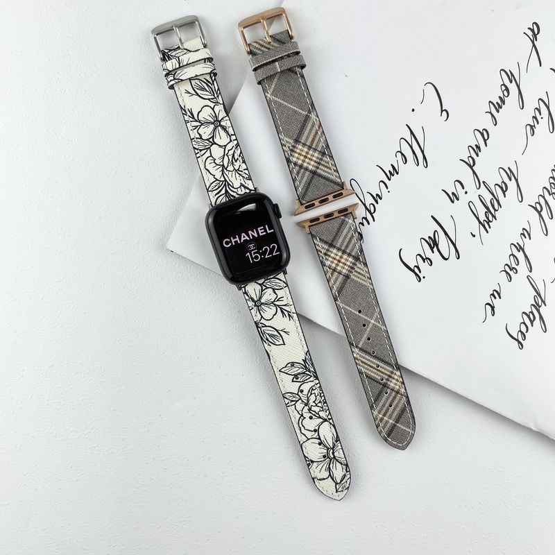 Dây Đeo Bằng Da Cho Đồng Hồ Thông Minh apple watch 41mm 45mm 40mm 44mm 38mm 42mm series 7 se 6 5 4 3 2 1