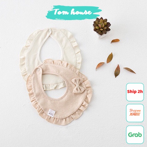 Yếm Tiểu Thư Cho Bé Gái Cotton Organic An Toàn Cho Bé
