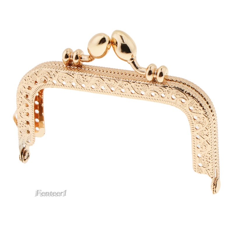 1 Khung Kẹp Kim Loại Hình Vuông 8.5cm Cho Túi Xách