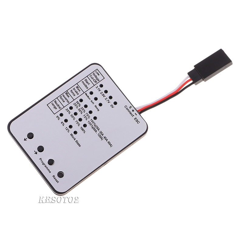 Thẻ Lập Trình ESC Không Chổi Than Kesoto2 Có Đèn LED Cho Xe Hơi Điều Khiển Từ Xa