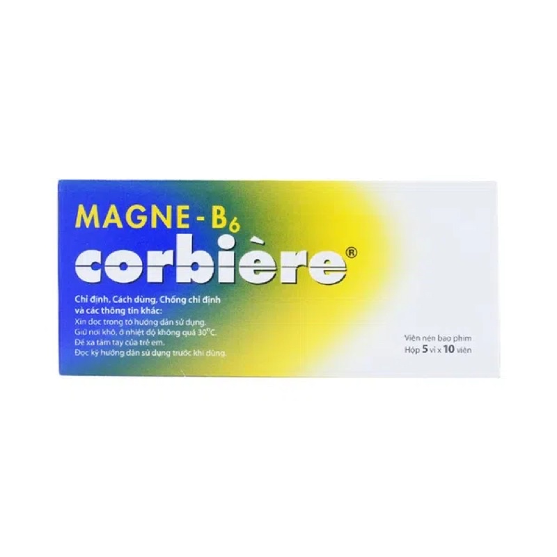 Viên Uống Magne B6 Corbiere Sanofi Bổ Sung Magnesi