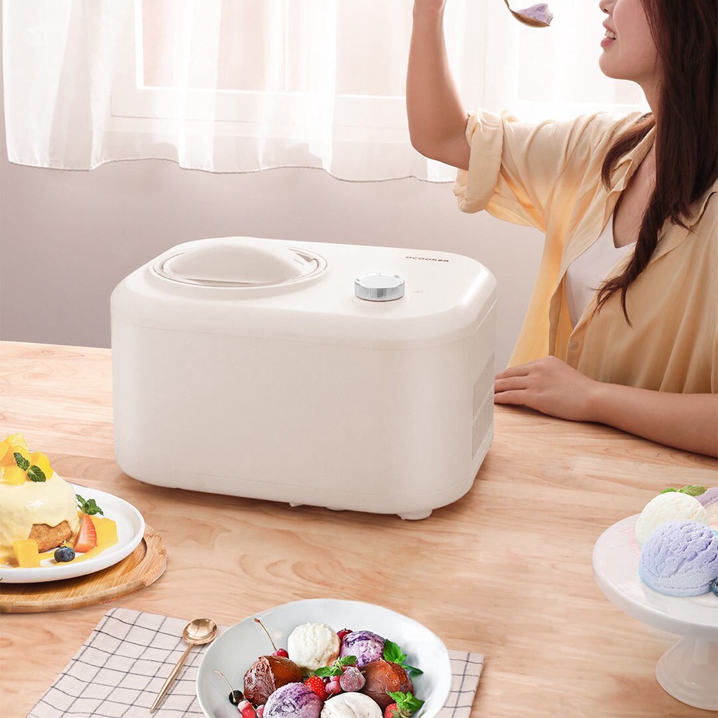 Xiaomi Qcooker Máy Làm Kem Gia đình 1L Máy Nén Làm Lạnh Nhanh Tấm Lót Có Thể Tháo Rời Dễ Dàng Rửa Sạch