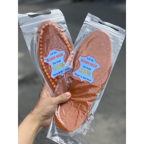 Lót giày nam da thật các loại