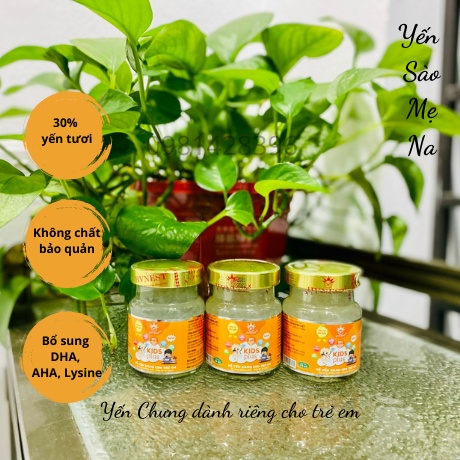 Combo 10 Hũ Yến Sào Ăn Ngon Cho Bé Kids Plus 30% Tổ Yến