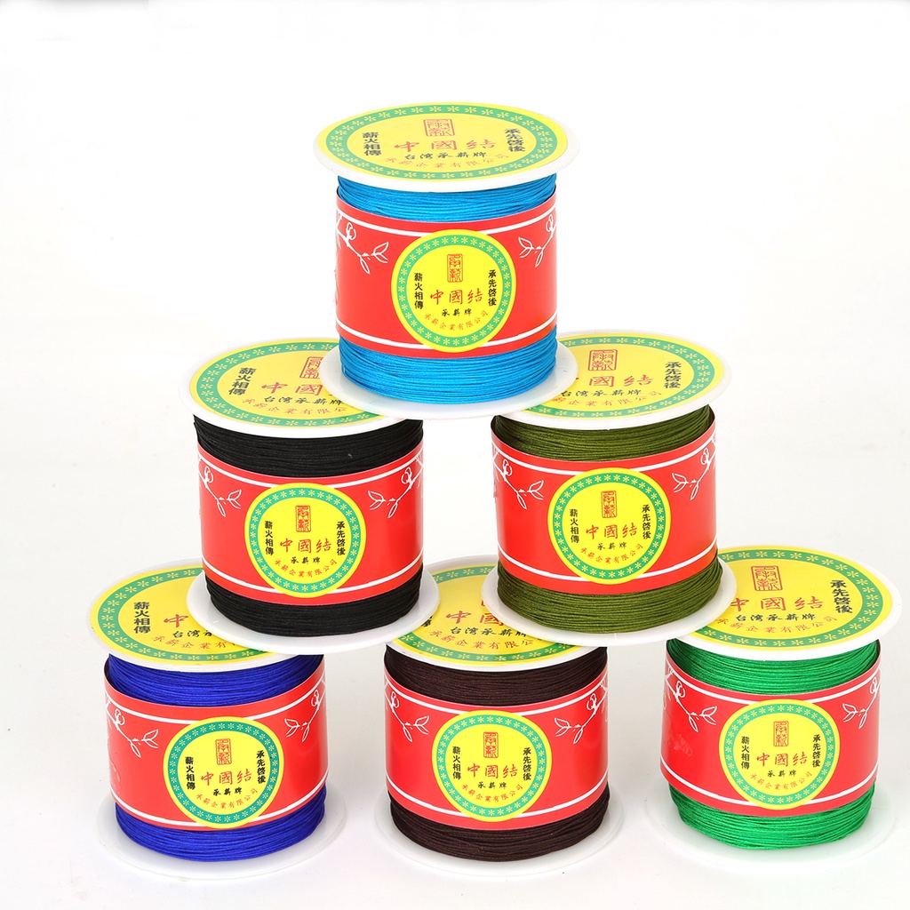 Cuộn chỉ ngọc bích Beadia chất lượng cao nhiều màu tùy chọn dùng làm trang sức DIY