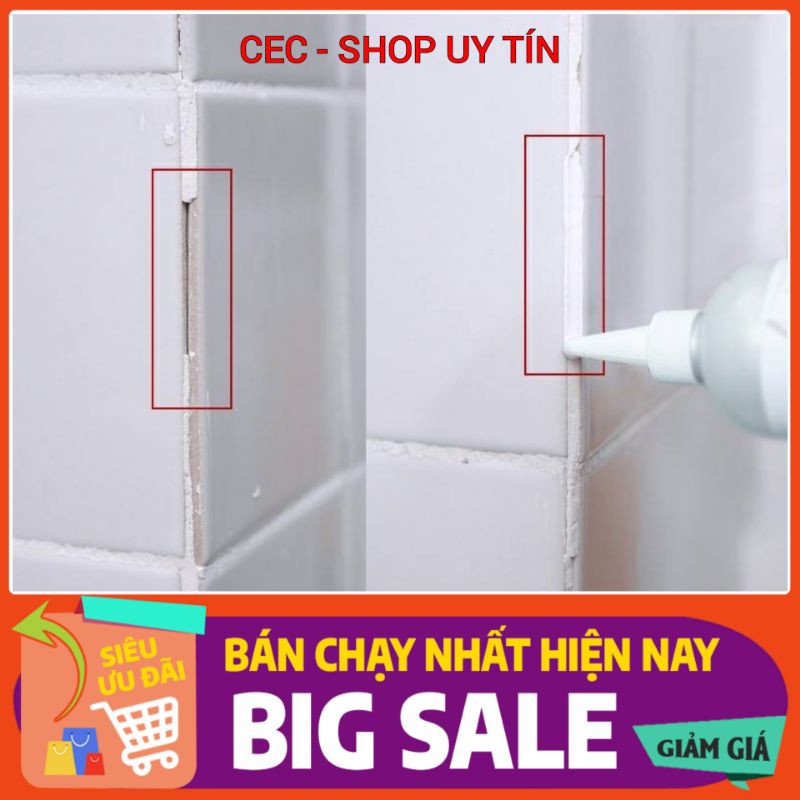 Sơn Kẻ Chỉ Gạch Công Nghệ HÀN QUỐC, Keo Chà Ron Sứ Chỉ Mạch Gạch Tile Reform 300g SKC3 [CEC Store]