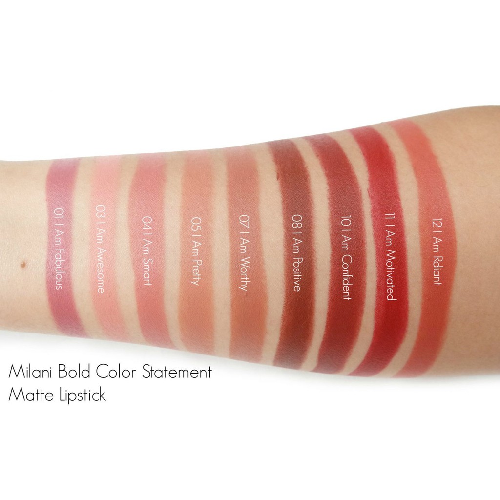 Son lì Mỹ MILANI Bold Matte lipstick