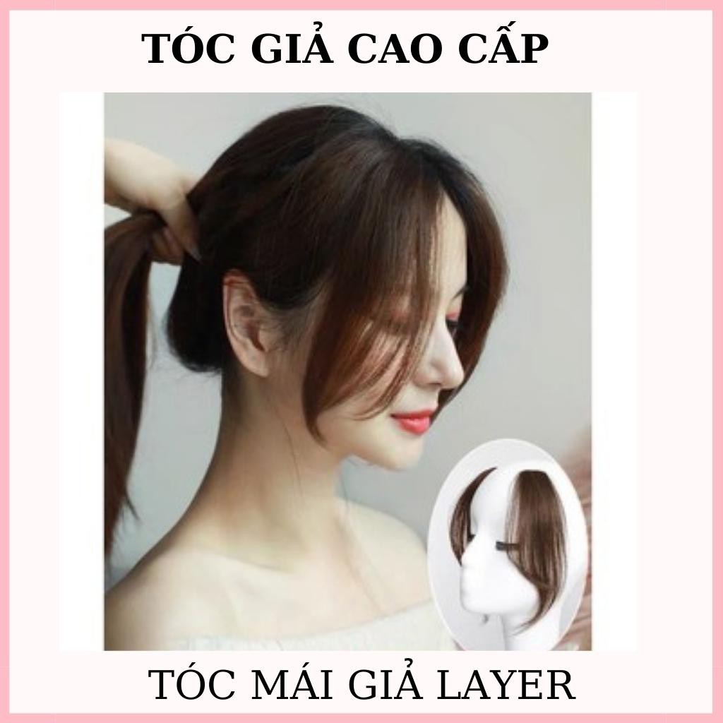 Tóc mái giả layer🥰FREESHIP😍 sợi tóc tơ