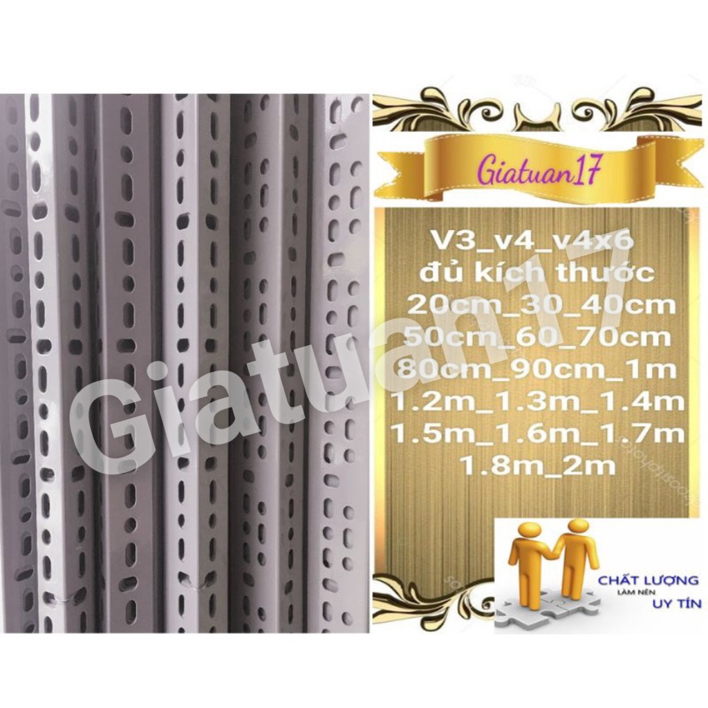 Kệ sắt mâm vê lỗ (rộng 40cm, dài 150cm), (cao 60cm, 80cm, 1m,1.2) nhiều tầng