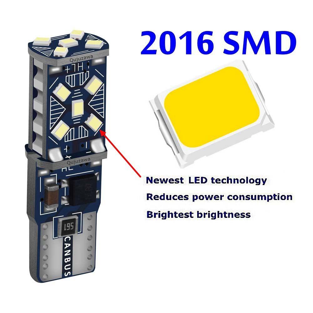 Bóng Đèn LED Đọc Sách / Xi Nhan 15SMD T10 Bằng ABS Chuyên Dụng Cho Xe Hơi