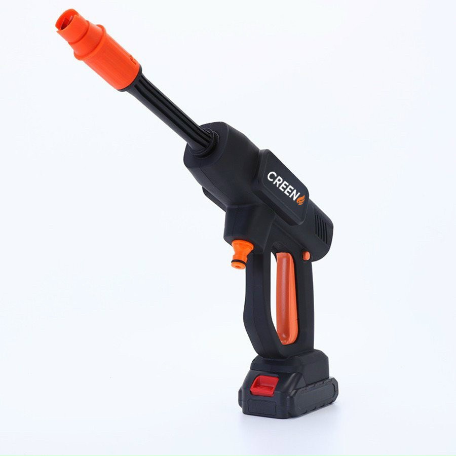 Súng rửa xe áp lực lớn, công suất 1500mAh, 3000mAh, pin Lithium 24V, ống nối dài, phun xịt cực mạnh