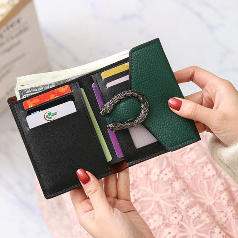 Ví Ngắn Đựng Thẻ ID Và Tiền Xu Nhiều Màu Sắc Dành Cho Nữ