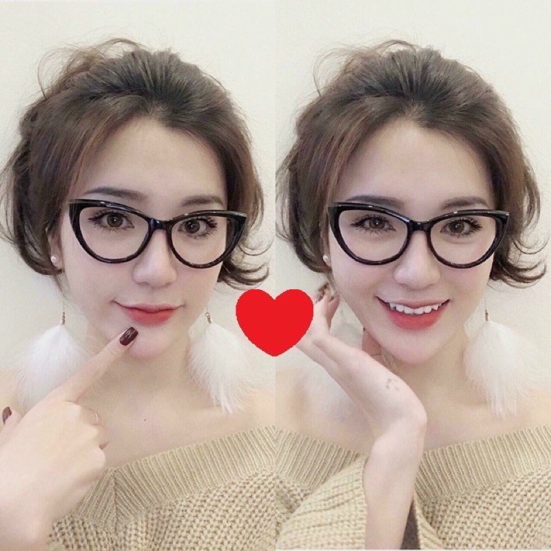 Gọng kính mắt mèo HOT thời trang nữ