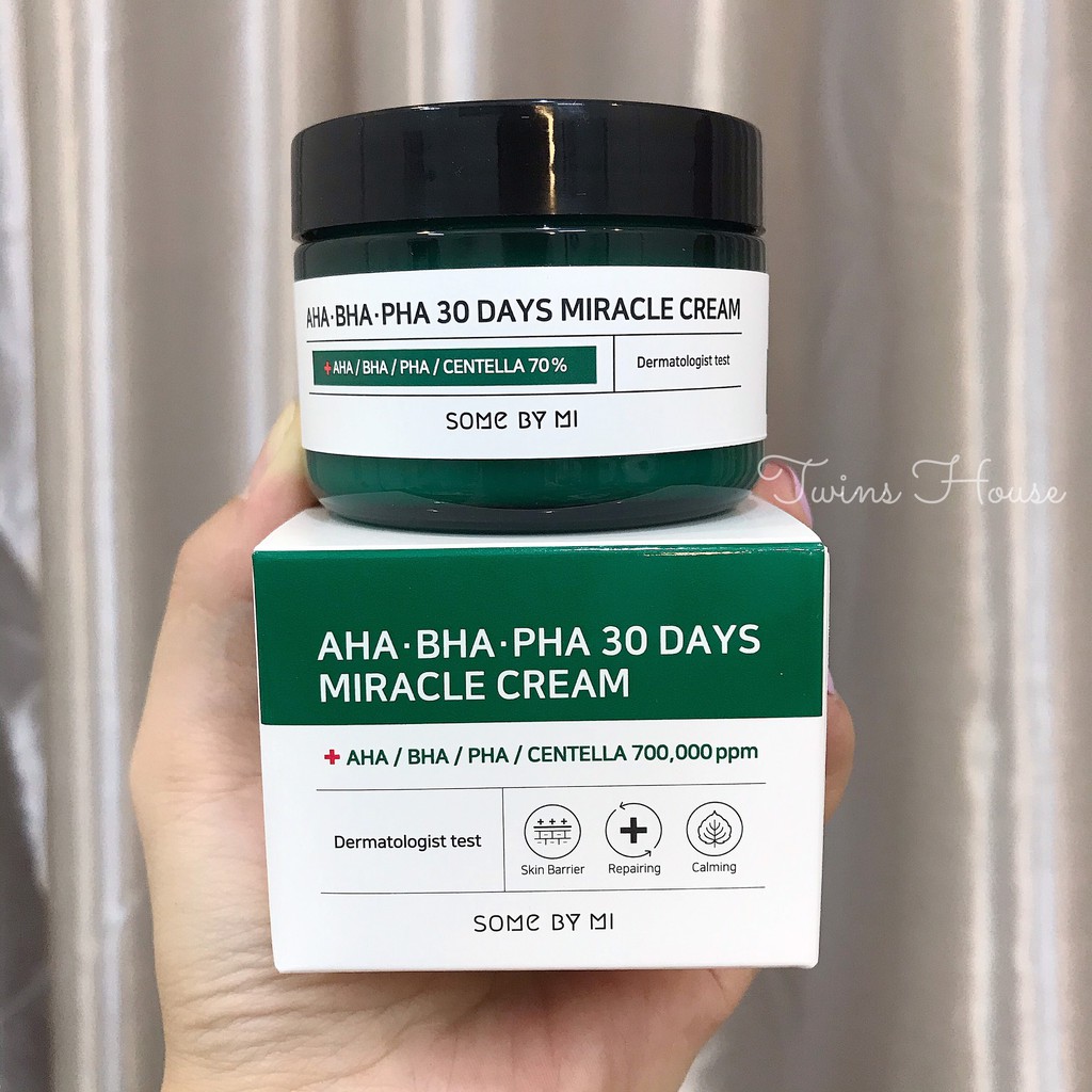 Kem Dưỡng Ngừa Mụn Some By Mi AHA-BHA-PHA 30days Miracle Cream 50ml