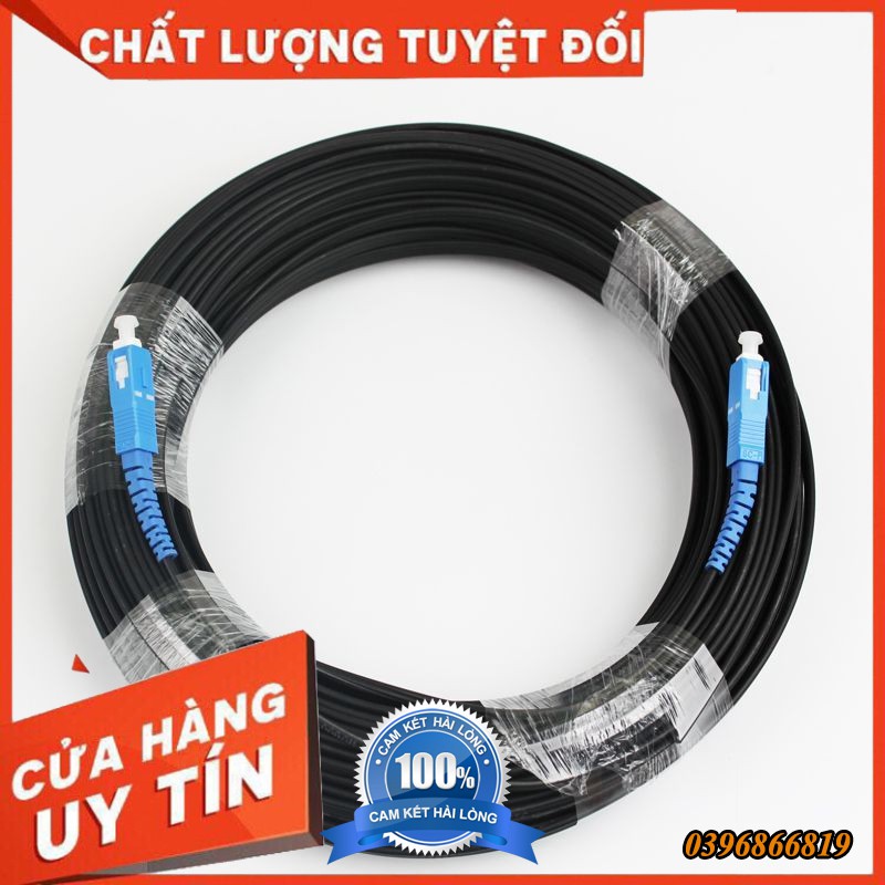 100m cáp quang bấm sẵn 2 đầu fast fc - 100m cáp quang