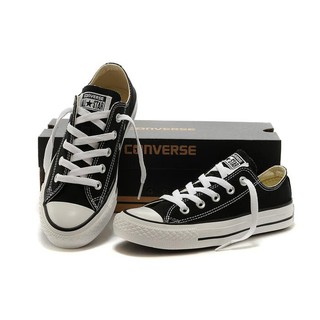 Giày thể thao sneaker convese all star nam nữ (đen/ trắng cổ thấp)