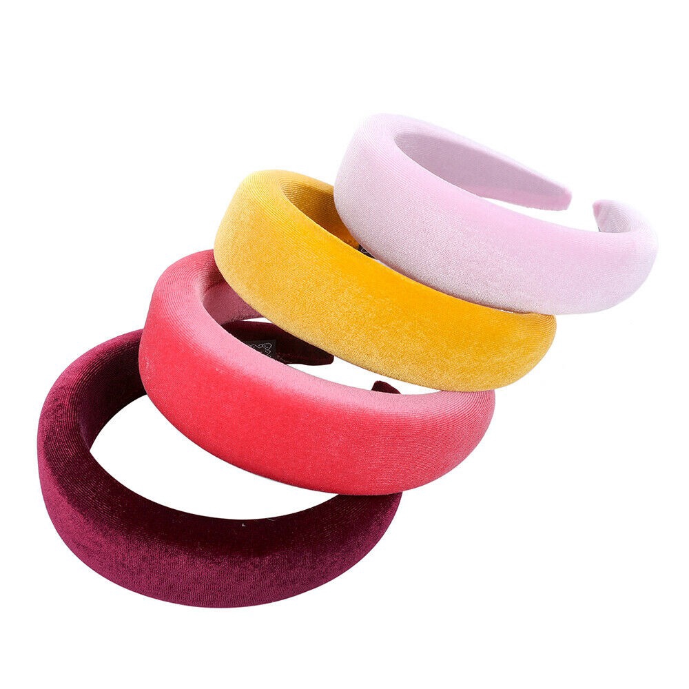 Haimeikang Nón kết băng đô nữ màu nhung rắn chắc của Hàn Quốc