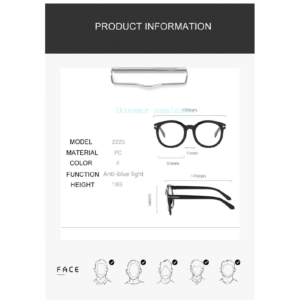 Mắt kính gọng tròn phong cách thời trang retro