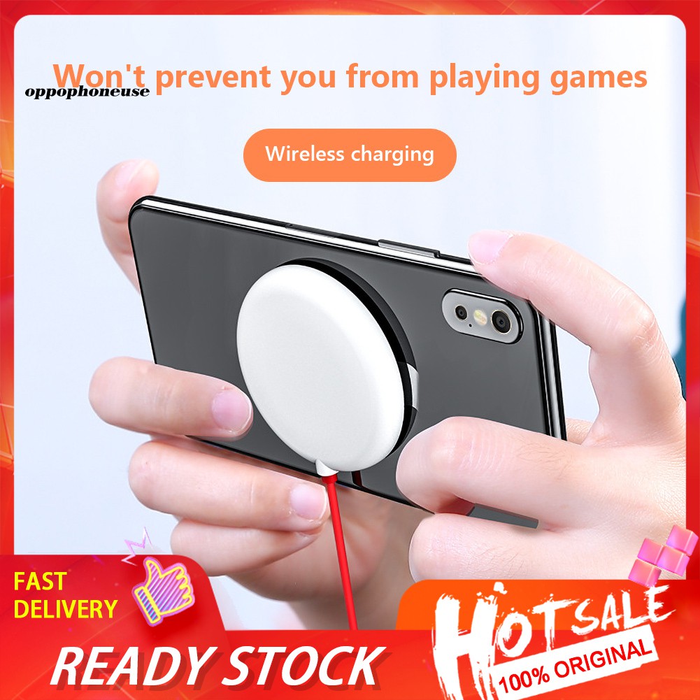 【OPHE】W1 Portable Wireless 5W Fast Charging Pad Suction Cups Phone Charger for iPhone