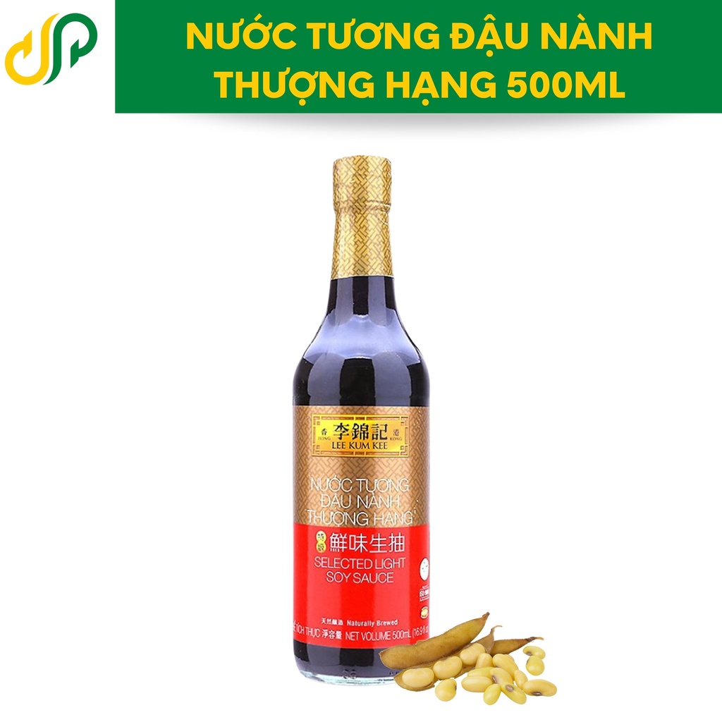 Nước tương đậu nành thượng hạng Lee Kum Kee chai 500ml