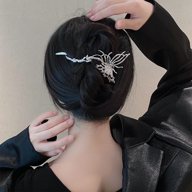 Kẹp tóc hình bướm bằng kim loại sang trọng cao cấp