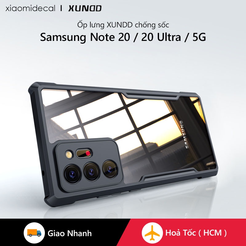 Ốp lưng XUNDD Samsung Note 20 / 20 Ultra / 5G Mặt lưng trong, Viền TPU, Chống sốc
