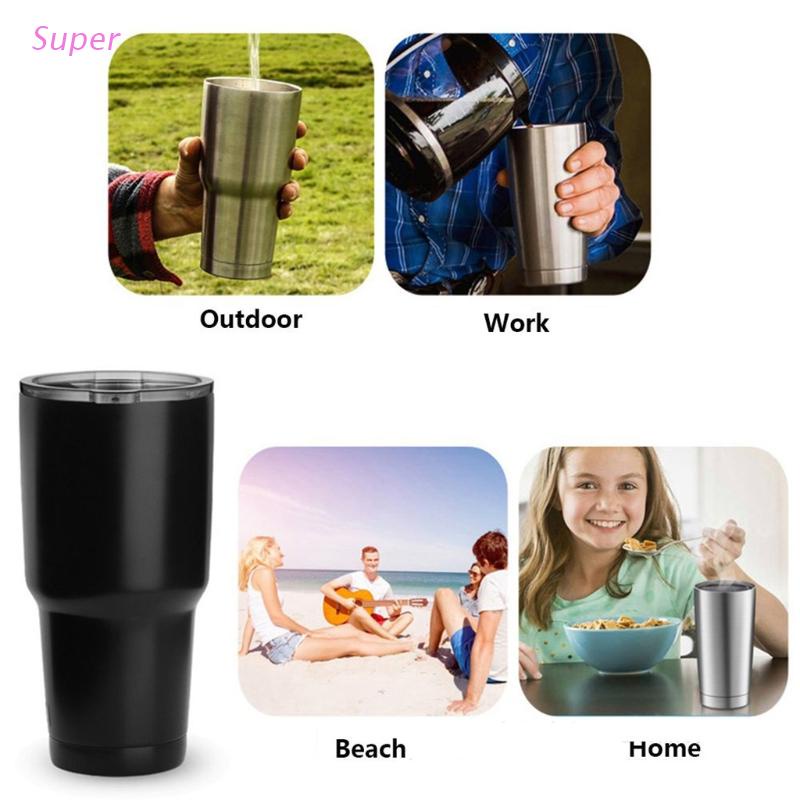 Cốc giữ nhiệt bằng thép không gỉ 30 oz kèm nắp đậy tiện dụng
