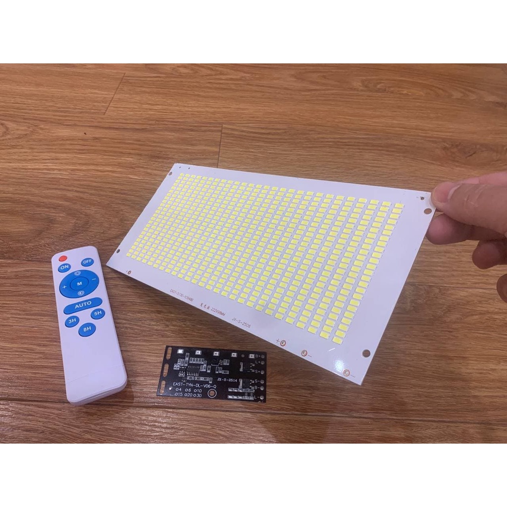 MẠCH ĐIỀU KHIỂN + Chip led 300W + remote lắp cho đèn pha 300W năng lượng mặt trời SUNECO