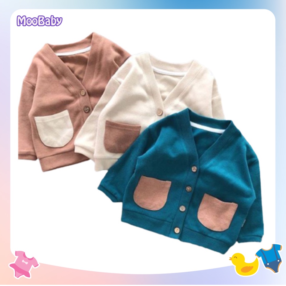 Áo Khoác Cardigan Cho Bé, Áo Khoác Len Cho Bé Chuẩn Hàng Xuất Khẩu - MOOBABY SHOP