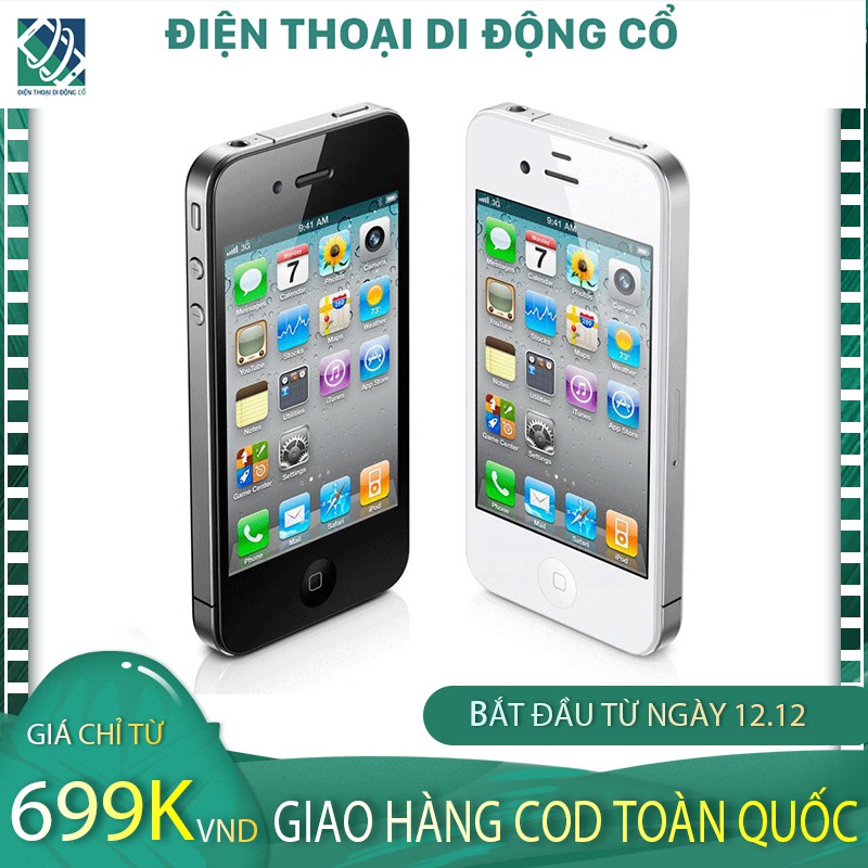 [GIẢM GIÁ SỐC] Điện thoại Apple 4s Quốc Tế 8GB máy zin nguyên bản 99% Full Phụ Kiện - BH 12 tháng 1 đổi 1 tháng đầu tiên