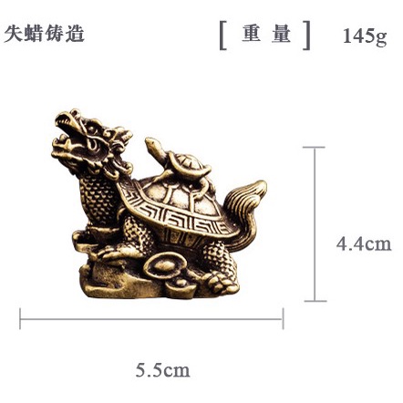 Tượng Đồng: Long Quy Kim Tiền - Hạc Cưỡi Rùa trấn trạch, chiêu lộc - Vật phẩm phong thủy