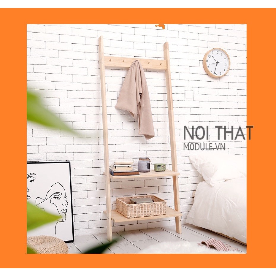 Kệ Thang Đa Năng - Kệ Decor Gỗ Thông- Có Hai Kích Thước Lớn Và Nhỏ