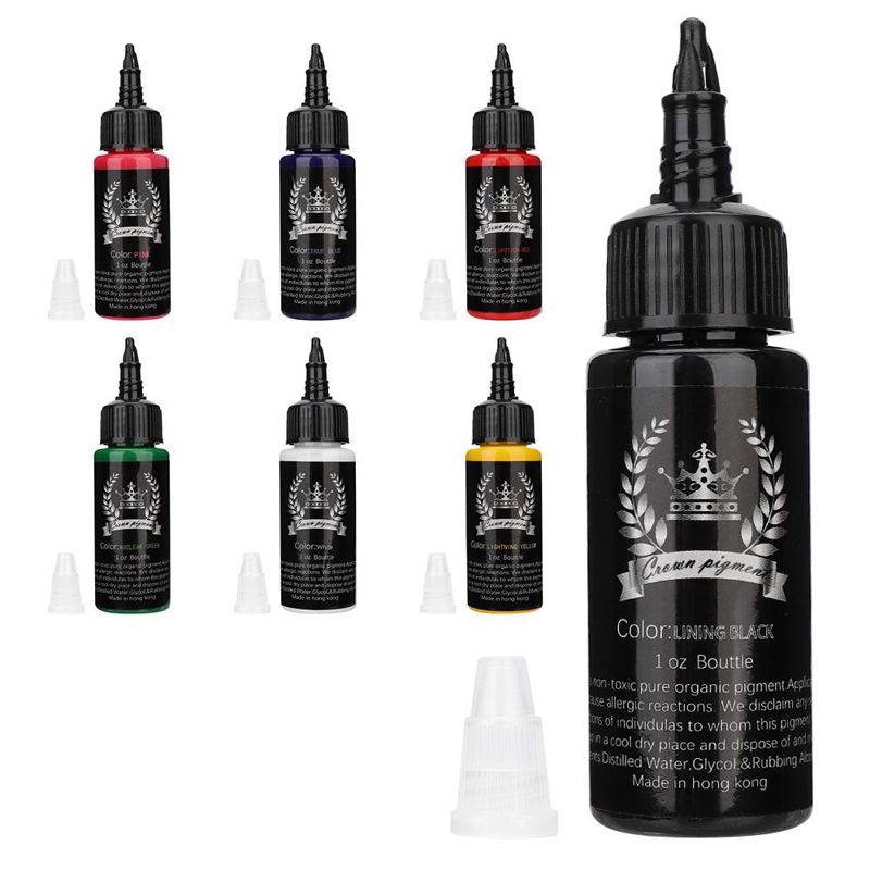 Mực Xăm Bán Vĩnh Viễn Chuyên Nghiệp Lâu Trôi 30ml