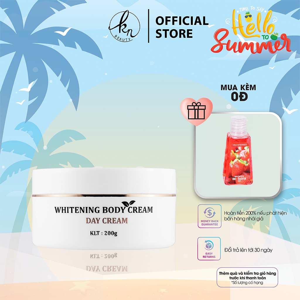 Kem Dưỡng Da Body tinh chất Bơ Kn Beauty 200gr