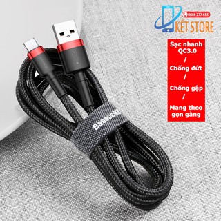 Cáp sạc + truyền dữ liệu Type C Baseus siêu bền