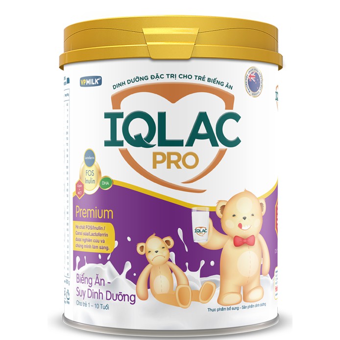 Sữa IQ Lac Pro Biếng Ăn 900g.