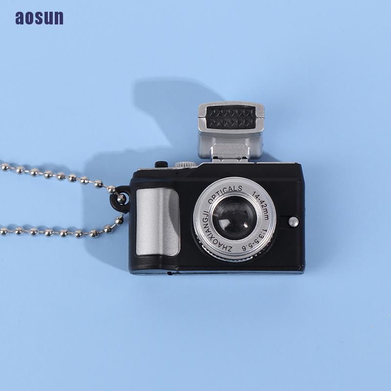 Dây chuyền mặt hình camera thời trang phong cách retro