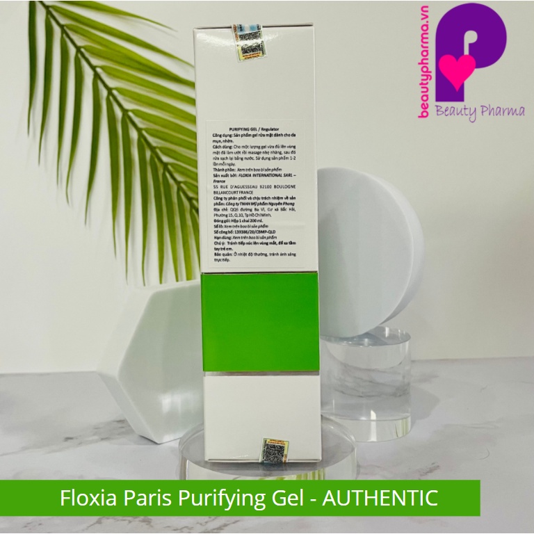 [CHÍNH HÃNG-HSD MỚI]Sữa rửa mặt Floxia Purifiant Purifying Gel dành cho da nhờn, mụn
