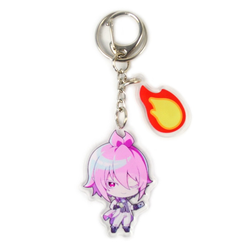 Móc khóa nhựa acrylic hình nhân vật Iruma Kun Suzuki Iruma Clara Valac tùy chọn