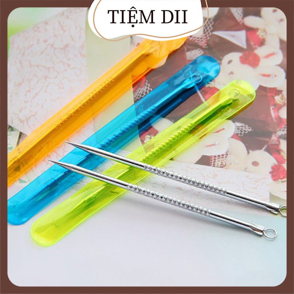 Que Lấy Mụn 2 Đầu Dài  12cm (Que Nặn Mụn, Dụng Cụ Nặng Mụn Đầu Đen, Mụn Trứng Cá Nhỏ Gọn Tiện Dụng