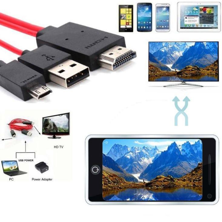 Đầu Chuyển Đổi Từ Mhl Micro Usb Sang Hdmi Hp Sang Tv Và Type C