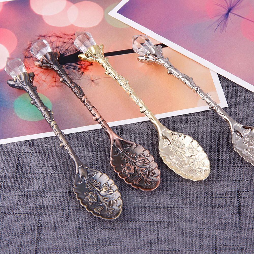 Muỗng Cà Phê Cán Dài Bằng Hợp Kim Kẽm