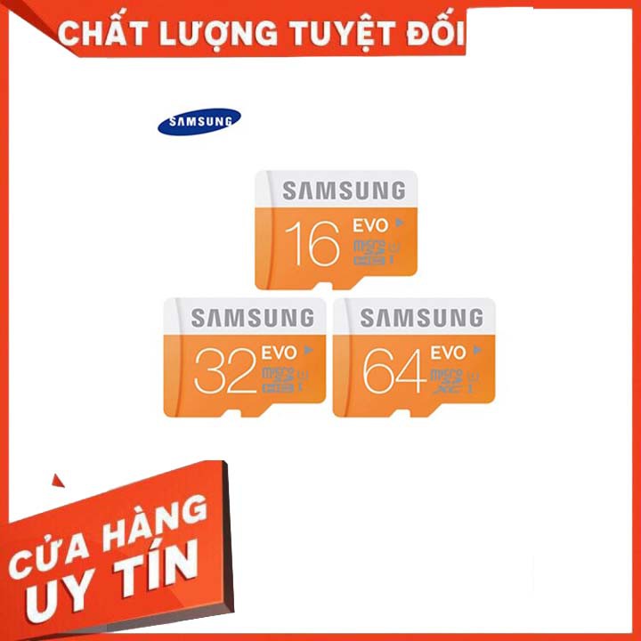 Thẻ Nhớ Samsung 16G,32G Class 10 Tốc độ Cao Có Hộp