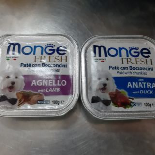 Pate monge nhiều mùi vị cho chó mèo 100g