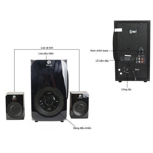 Loa vi tính đa năng iSound SP225 40W Bluetooth
